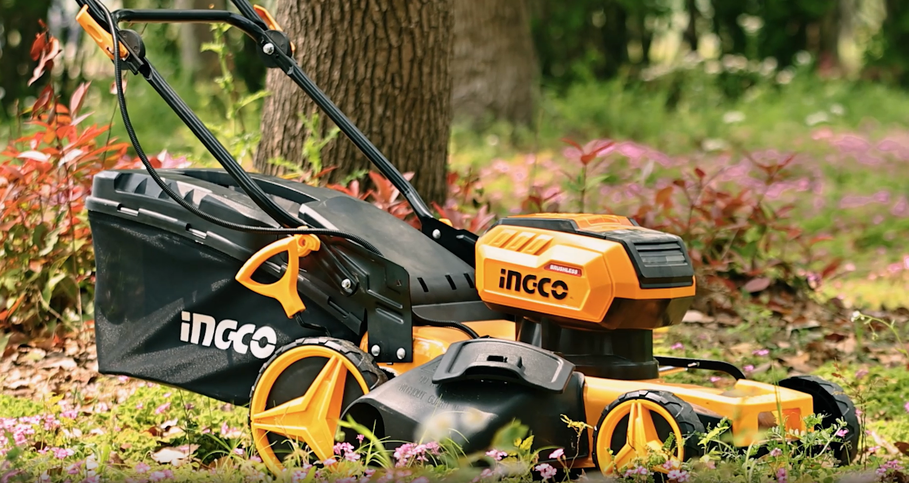 1 INGCO cordless lawn mower